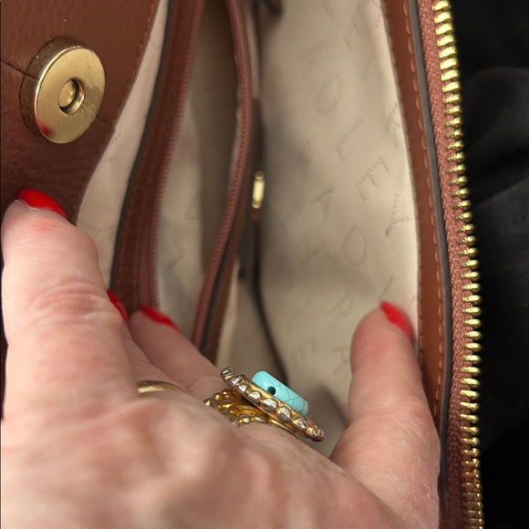 Radley London Chocolate Brown Leather Handbag - Picture 5 of 9